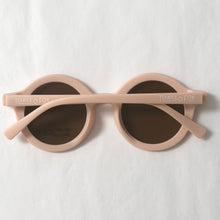 Load image into Gallery viewer, Pink kids sunglasses made from recycled plastic