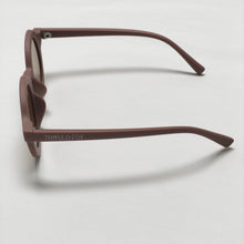 Load image into Gallery viewer, Matte finish neutral colour sunglasses available in 8 different colours. Suitable for children aged 18 months to 12 years old.
