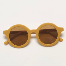 Load image into Gallery viewer, Sustainable unisex sunnies for children aged between 18 months to 12 years old. Stylish and with 8 different colours available they will suit any outfit. 
