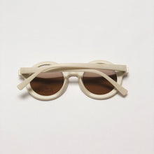 Load image into Gallery viewer, Toddler round shaped sunglasses in neutral colours
